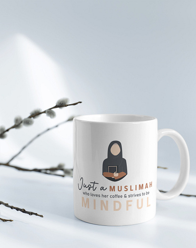 Hijabi Muslimah Quote Design coffee quote cup sticker hijab hijab woman hijabi woman picture hijabi woman vector laptop sticker mindful quote muslim quote muslimah quotes sticker