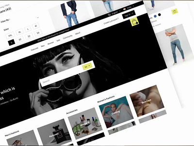 Burb | E-commerce Website Design animation branding clean concept design ecommerce graphic design landing page minimal modern motion graphics ui uiux userexperience