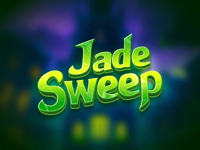 Jade Sweep - Slot Logotype betting logotype casino art casino logo design crypto game logo gambling logotype design game illustration game ui logo green game logo illustration illustration slot jade jade sweep logo logotype slot illustration slot logo slot logotype sweep ui casino logo web game logotype