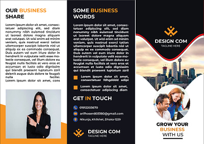 Tri- Fold Brochure design 3d branding graphic design logo motion graphics ui