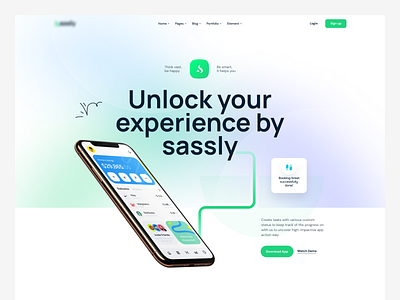 Saas Landing Page ui