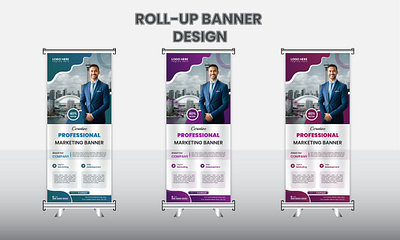 Creative Roll Up Banner Design business