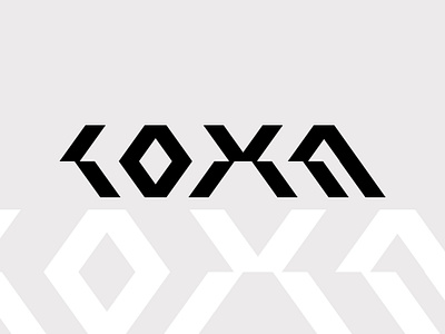 IOXA branding design font graphic design icon identity illustration letter lettering logo marks modern symbol symbole typography ui words