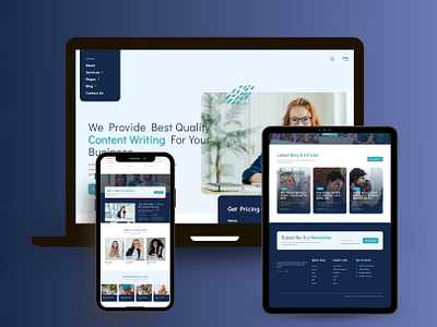Content Writing Services Website agency website business website content writing copywriting design dribbble elementor pro elementor website landing page own design reponsive website riaad arif web design website design wordpress wordpress landing wordpress website writing agency website