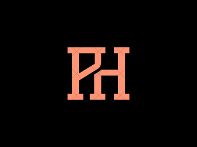 PH monogram branding design digital art graphic design hp hp logo hp monogram icon identity illustration lettermark logo logo design logos logotype monogram ph ph logo ph monogram typography