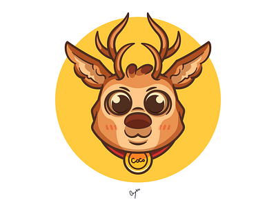 The WonDeerful! - Coco animals art branding deer design forest graphic design illustration logo moose roe ui ux vector