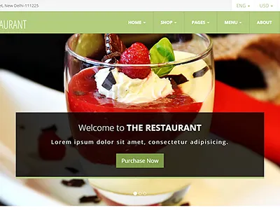 The Restaurant bootstrap rasturant website
