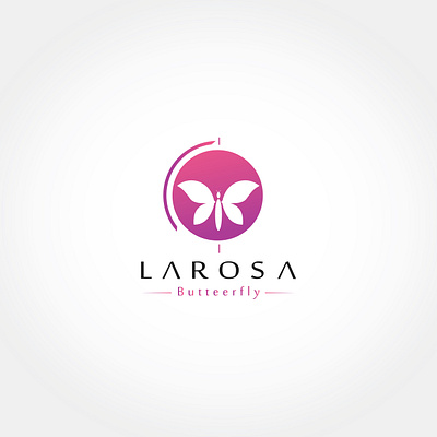logo for LAROSA adobe animation branding graphic design logo motion graphics newpost vector