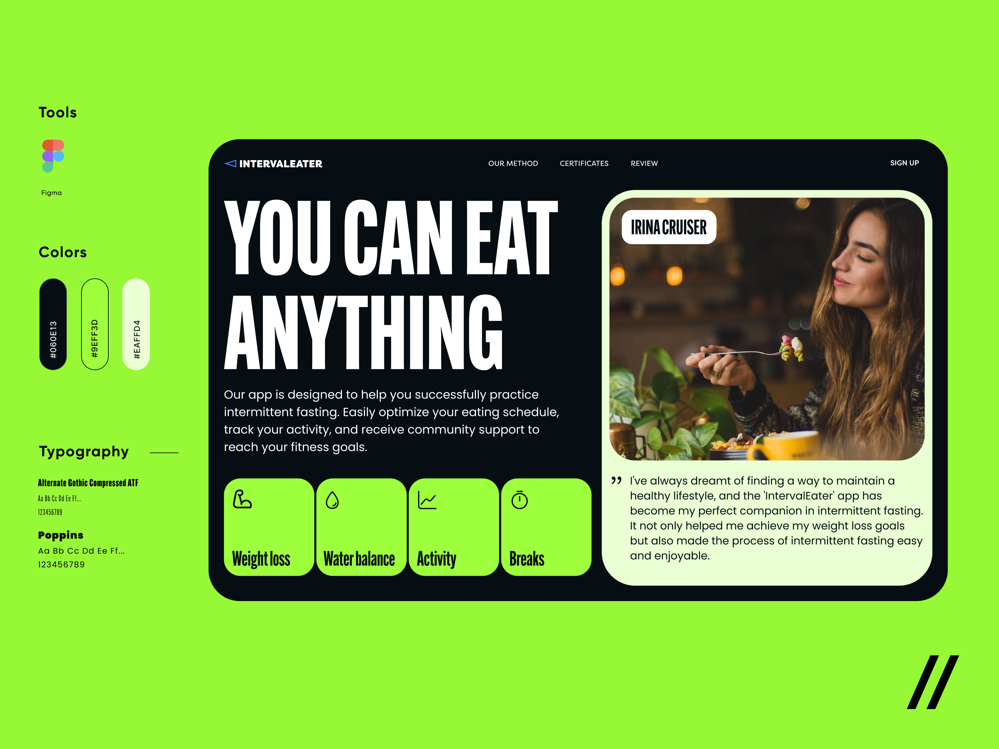 Intermittent Fasting Web Platform by Kristina Taskaeva for Purrweb UI ...