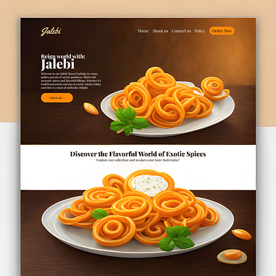 Jalebi Website Design creativeweb graphic design ui uiux ux uxdesign visualdesign web app webdev website design