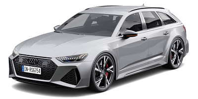 Audi RS6 Avant 3d audi auto avant blender car cycles design grey render rs6 vehicle