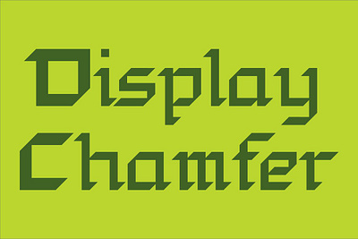 Display Chamfer Font display display headline headline sans serif sans serif display sans serif display headline