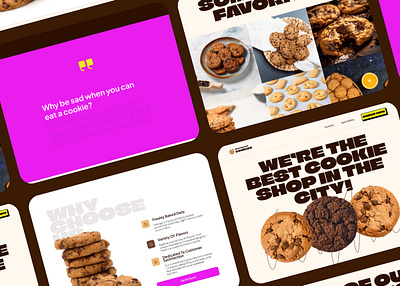 Cookie Website Design | Framer Website branding cookie website design design figma framer professional website design ui design uiux user interface design web design