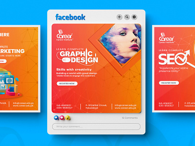 Social Media Campaign Design For IT Company advertising arinnovation arinnovationstudio branding design flyer flyer design graphic design logo