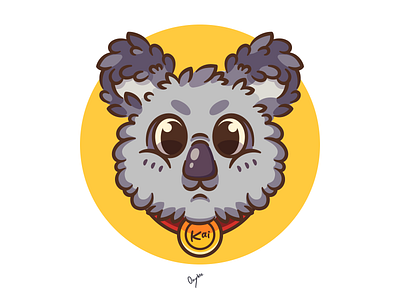 Kai! - The Koala animal art aussie australian bear branding cartoon chibi cute design graphic design illustration koala koala bear logo marsupial ui ux vector wildlife