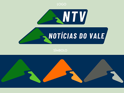 NTV branding graphic design logo