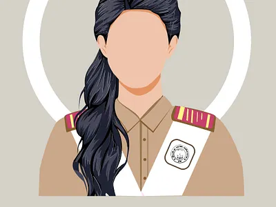 VECTOR PORTRAIT ILLUSTRATION poster