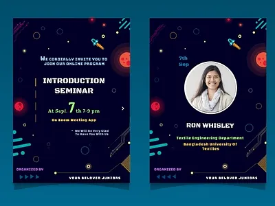 INVITATION CARD DESIGN poster