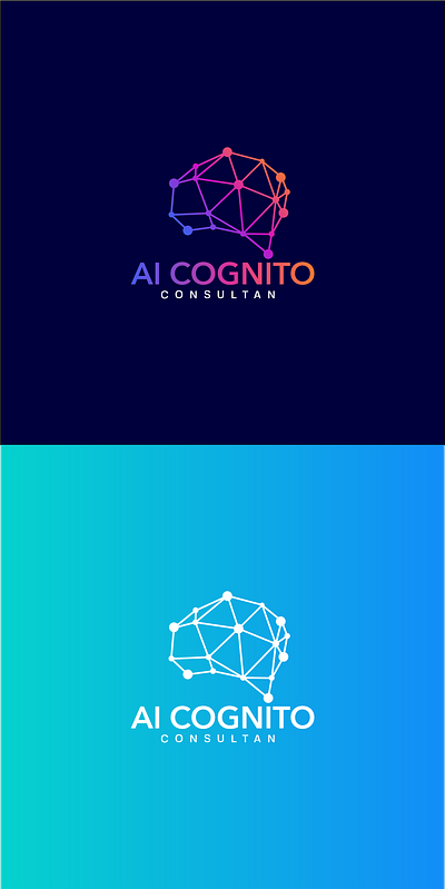 AI COGNITO LOGO UNUSED branding graphic design logo ui