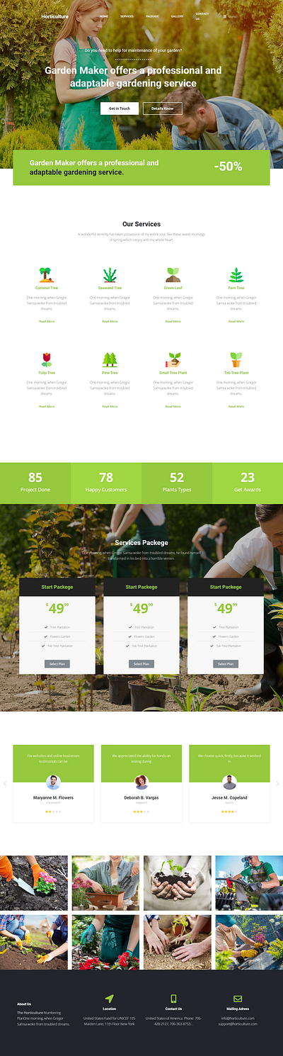 WordPress website ( Gardening landing page ) elementor pro figma figma to elementor figma to wordpress gardening landing page landing page web design webdesign website design wordpress wordpress landing page wordpress website