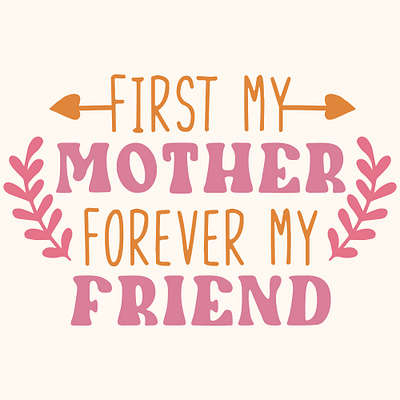 Graphic design for mother's day gifts print