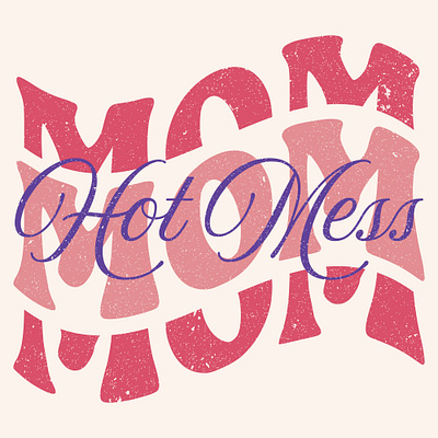 Graphic design for mother's day gifts print