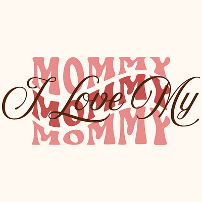 Graphic design for mother's day gifts print