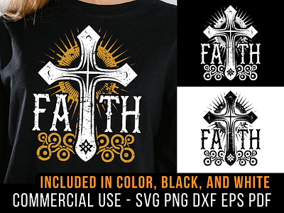 Faith bible christian christian cross christianism cricut cross design dxf faith god jesus png shirt design silhouette svg t shirt typography