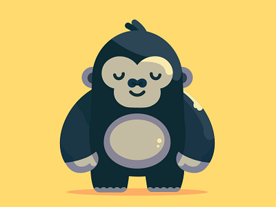 Gorilla animal gorilla monkey toy vector zoo