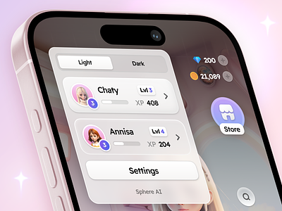 Sphere AI - Personal AI Companion ai ai app ai companion app artificial intelegence bot chat ai chat app chat bot chatting chatting app companion app design iphone app message pink soft store ui ux