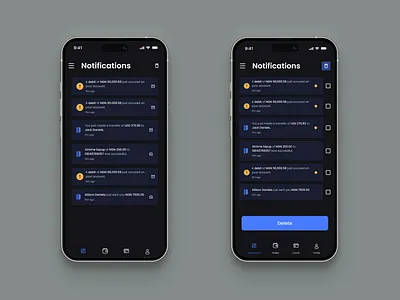 Bitchant - Notifications dashboard design notification notifications ui uidesign uiux