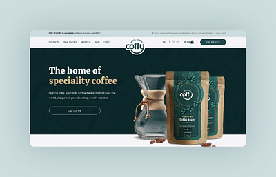 Crafting a Coffee Experience: Coffy's Brand & Visual Growth branding logo ui