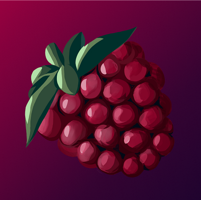 Healthberry 3d branding graphic design logo