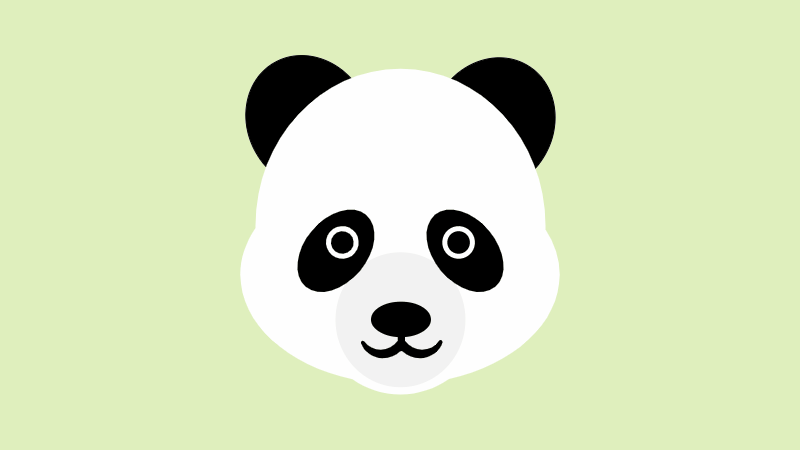 Panda (Pure Shape Morphing) animal animated gif animation dog gif madewithtrangram morph motion design motion graphics panda sheep shiba inu svg morph trangram