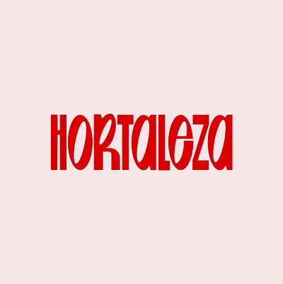 HORTALEZA © branding design font graphic design lettering