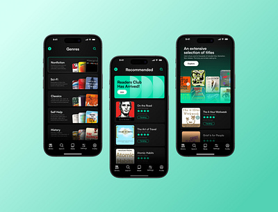 Strata - Reading App app figma mobile ui