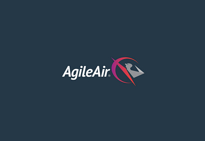 Agile Air branding graphic design logo