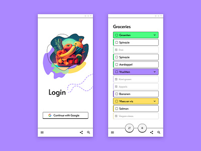 CloudList App design ui visual design
