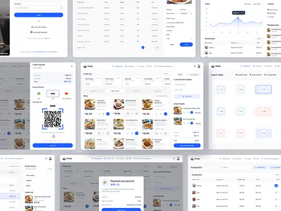 Kopag - Point Of Sale (POS) UI Kit booking cashier casier kit log in money order page payment point of sale point of sales pos product design registration reservation saas sign in sign up statistic ui kit