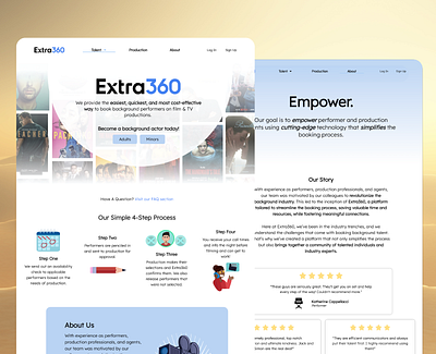 Extra360 Business branding graphic design logo ui