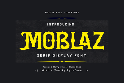 Moblaz - Serif Display Font title