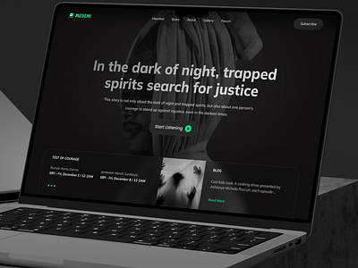 The dark of night and trapped spirits dark mode ui ui design uiux