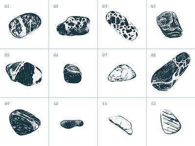 River Rocks (using AI) ai camping geology illustration midjourney natural nature outdoors river rock sporting goods