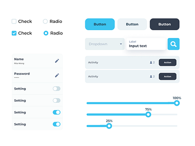 Design System - Teachers design system style guide ui kit ui library