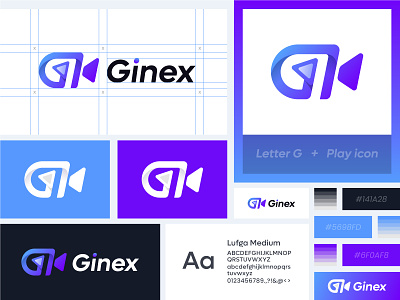 logo, Logo Design, Play logo, branding, Brand Identity abstract app icon brand identity branding business logo entertainment flat logo g letter logo g logo logo design logotype media logo modern logo multimedia play button play icon sound streming visual identity