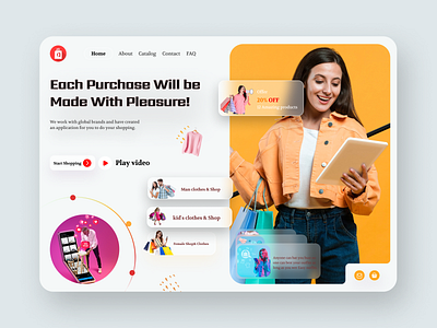 Online shopping design interface product service startup ui ux web website