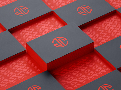 JC-Business card branding business card construction design graphic design inspiration jc logo modern pattern