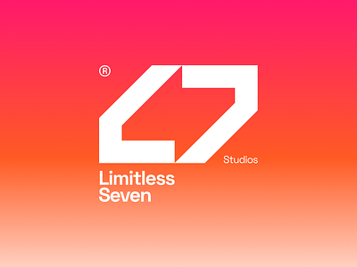 Limitless Seven® Logo agency identity agency logo animation brand identity branding creative studio design graphic design identity design logo logo design logomark logotype studio identity studio logo typography vector visual identity