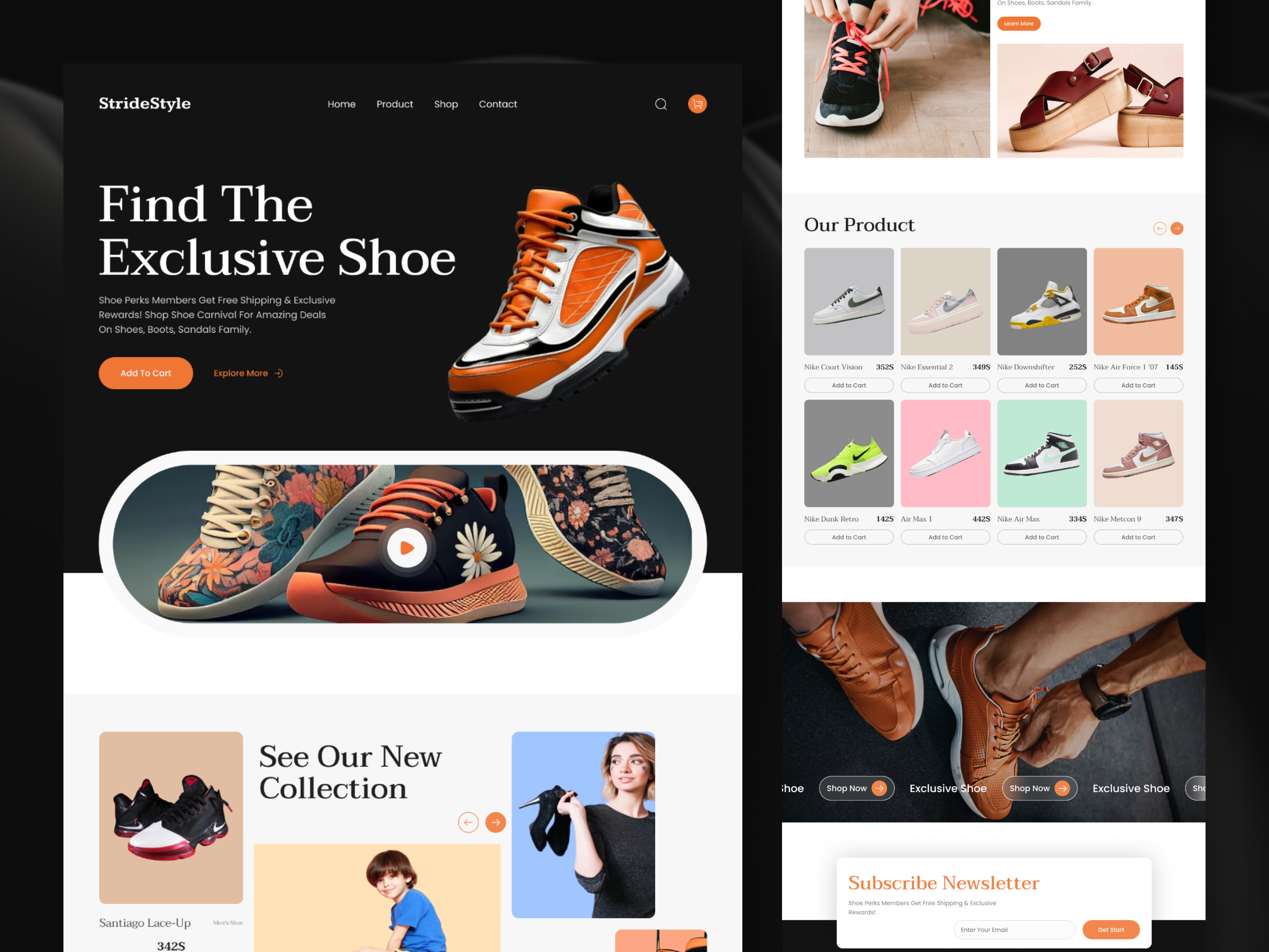 Style shoes website store