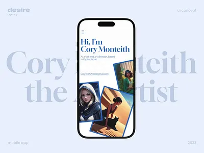 Portfolio Website ai android app design artificial intelligence branding design graphic design illustration ios logo mobile mobile app motion graphics portfolio product design start up ui